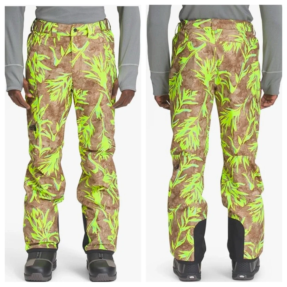 The North Face Freedom Utility Brown Prairie Paintbrush Ski Snow Pants